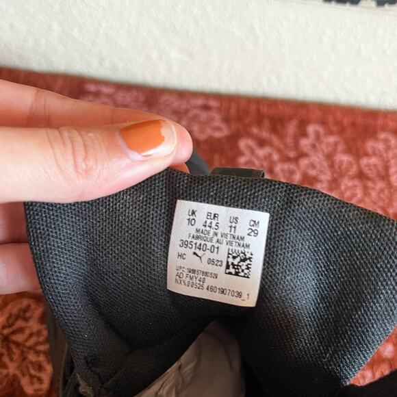 Puma RS Men’s Track Mid Lifestyle Black Ankle Sport Shoes Size 11 Sporty - Picture 8 of 16